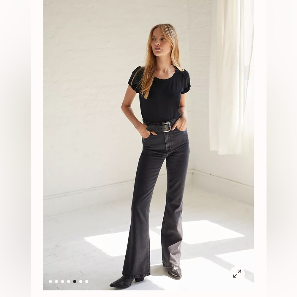 Rolla's Dusters High Rise Bootcut Jeans 24 black (Comfort Shadow) - New Like!